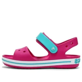Sandale Crocband cu închidere cu curea „Pink Blue”