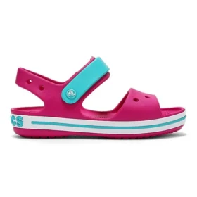 Sandale Crocband cu închidere cu curea „Pink Blue”