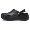 Sandale cu platformă și căptușeală Baya Lined Clog „Black”