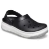 Sandale cu talpă groasă Full Force, negru-alb, unisex