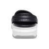 Sandale cu talpă groasă Full Force, negru-alb, unisex
