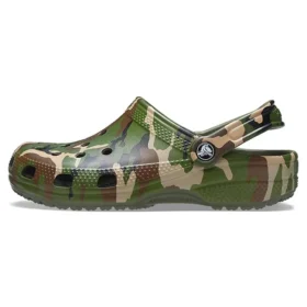 Sandale de plajă cu camuflaj verde armat
