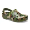 Sandale de plajă cu camuflaj verde armat