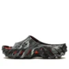 Sandale Marbled Echo Slide „Negru”
