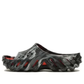 Sandale Marbled Echo Slide „Negru”