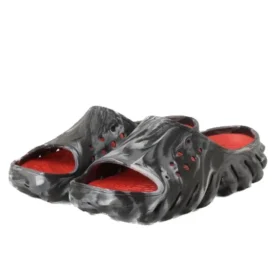 Sandale Marbled Echo Slide „Negru”