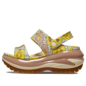 Sandale Mega Crush Retro Floral „Vanilla Cork”