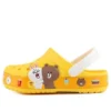 Sandale mici de plajă Crocs galbene
