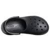 Sandale mici Whale Retro Crocs cu talpă groasă, negre
