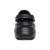 Sandale mici Whale Retro Crocs cu talpă groasă, negre