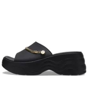 Sandale Skyline Shimmer „Black Gold”