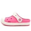 Sandale sportive mici Crocs pentru exterior, cu talpă fără toc, roz