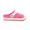 Sandale sportive mici Crocs pentru exterior, cu talpă fără toc, roz