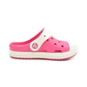 Sandale sportive mici Crocs pentru exterior, cu talpă fără toc, roz