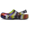 Sandale unisex colorata Crocs Beach, multicolore, negru