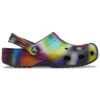 Sandale unisex colorata Crocs Beach, multicolore, negru