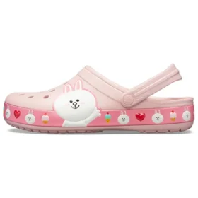 Sandale unisex Crocs x Line Friends Beach Pink