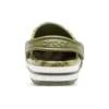 Sandale unisex cu imprimeu camuflaj verde