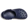 Sandale unisex cu talpă groasă Full Force, cu bandă, albastru-alb