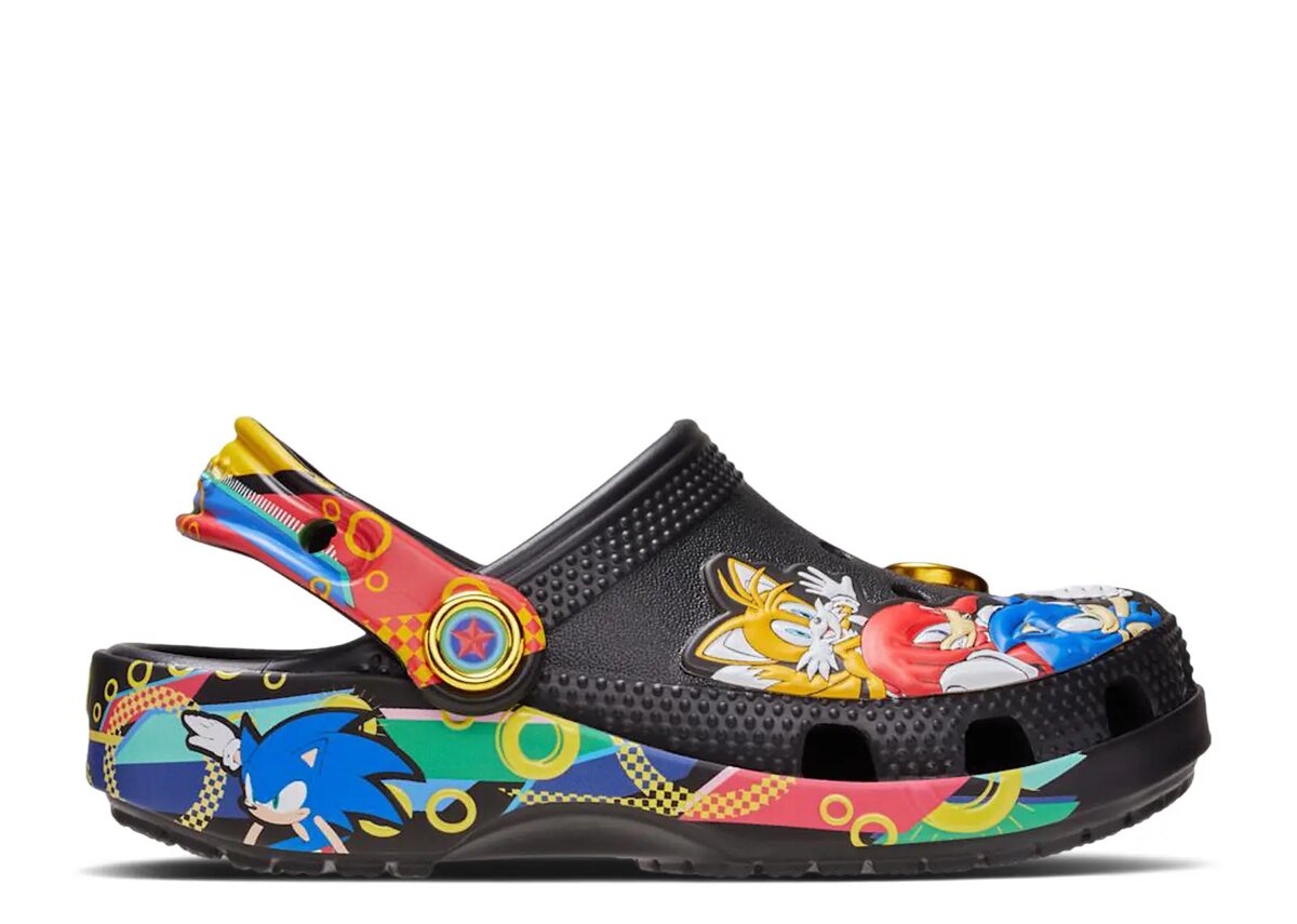 SEGA Sonic The Hedgehog x Crocs Classic Clog TD „Black Multi Color” SEGA Sonic The Hedgehog x Crocs Classic Clog TD „Black Multi Color”