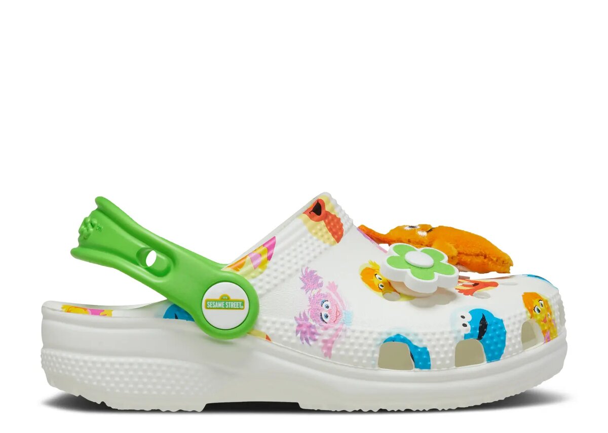 Sesame Street x Classic Clog pentru copii mici „Be Seen” Sesame Street x Classic Clog pentru copii mici „Be Seen”