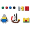 Set de 10 brelocuri Jibbitz™ Lego® Masterbrand