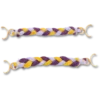 Set de 2 brelocuri Jibbitz cu lanțuri împletite pentru sandale Set de 2 brelocuri Jibbitz cu lanțuri împletite pentru sandale