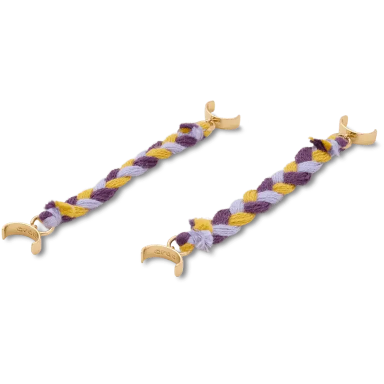 Set de 2 brelocuri Jibbitz cu lanțuri împletite pentru sandale Set de 2 brelocuri Jibbitz cu lanțuri împletite pentru sandale
