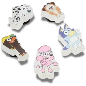 Set de 5 brelocuri Jibbitz Bluey