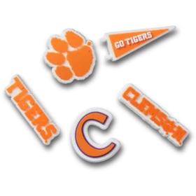 Set de 5 brelocuri Jibbitz™ Clemson Univ