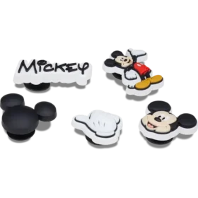 Set de 5 brelocuri Jibbitz cu Mickey de la Disney