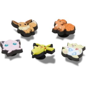 Set de 5 brelocuri Jibbitz™ cu personaje Pokemon
