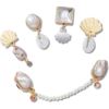 Set de 5 brelocuri Jibbitz „Elevated Pearl” Set de 5 brelocuri Jibbitz „Elevated Pearl”