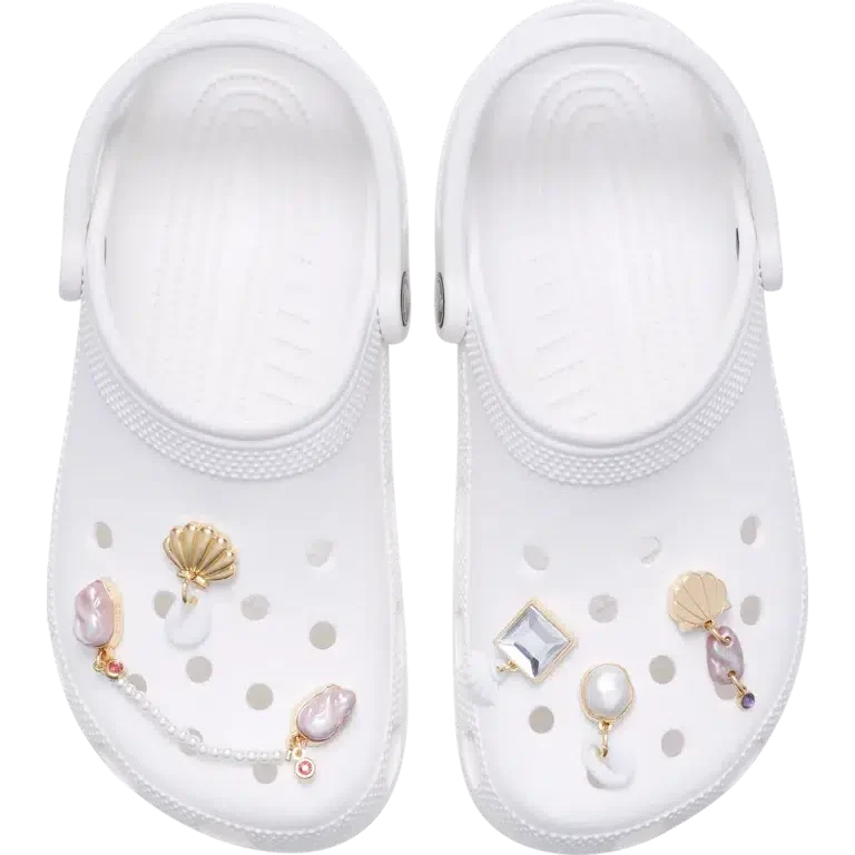 Set de 5 brelocuri Jibbitz „Elevated Pearl” Set de 5 brelocuri Jibbitz „Elevated Pearl”