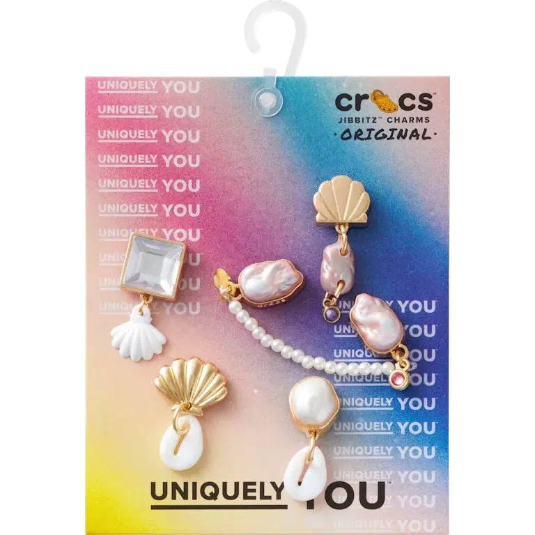 Set de 5 brelocuri Jibbitz „Elevated Pearl” Set de 5 brelocuri Jibbitz „Elevated Pearl”