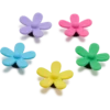 Set de 5 brelocuri Jibbitz „Flower Power”