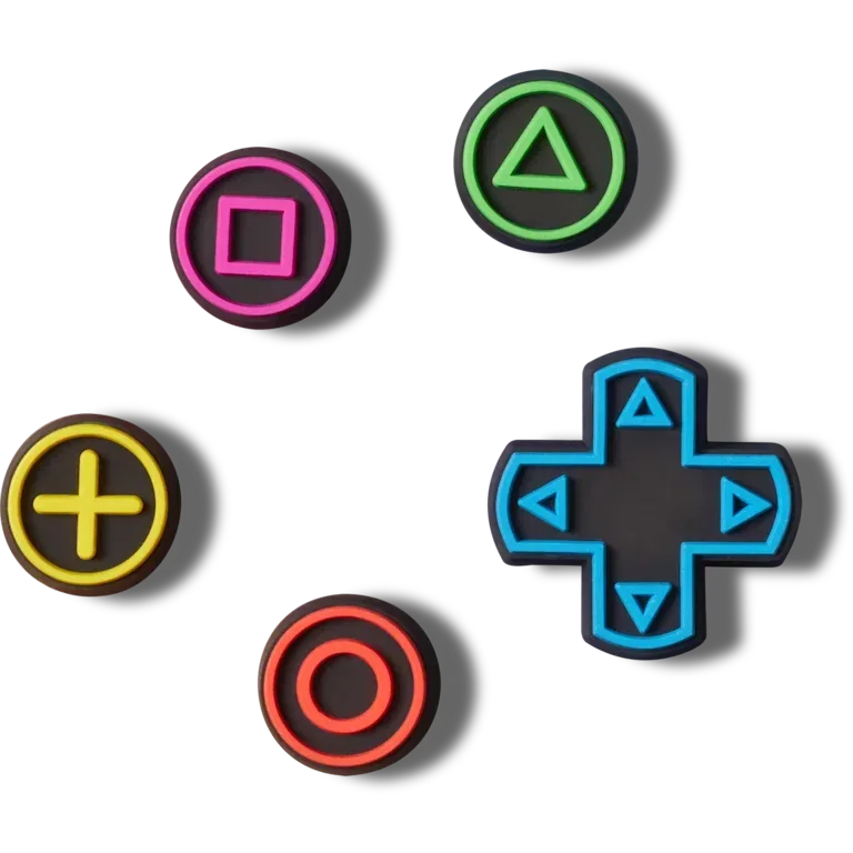 Set de 5 brelocuri Jibbitz „Game Controller” Set de 5 brelocuri Jibbitz „Game Controller”