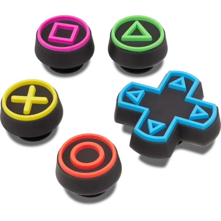 Set de 5 brelocuri Jibbitz „Game Controller” Set de 5 brelocuri Jibbitz „Game Controller”