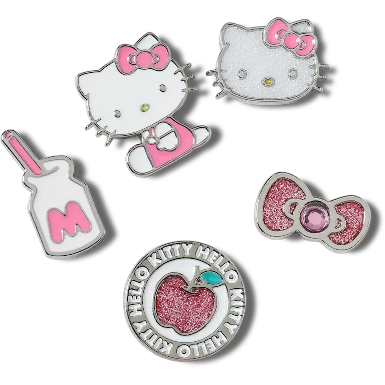 Set de 5 brelocuri Jibbitz™ Hello Kitty Elevated Set de 5 brelocuri Jibbitz™ Hello Kitty Elevated