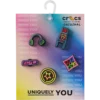 Set de 5 brelocuri Jibbitz „Level up Gamer”