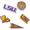 Set de 5 brelocuri Jibbitz™ LSU