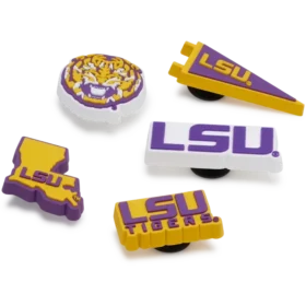 Set de 5 brelocuri Jibbitz™ LSU