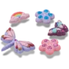 Set de 5 brelocuri Jibbitz „Magical Garden Bug”