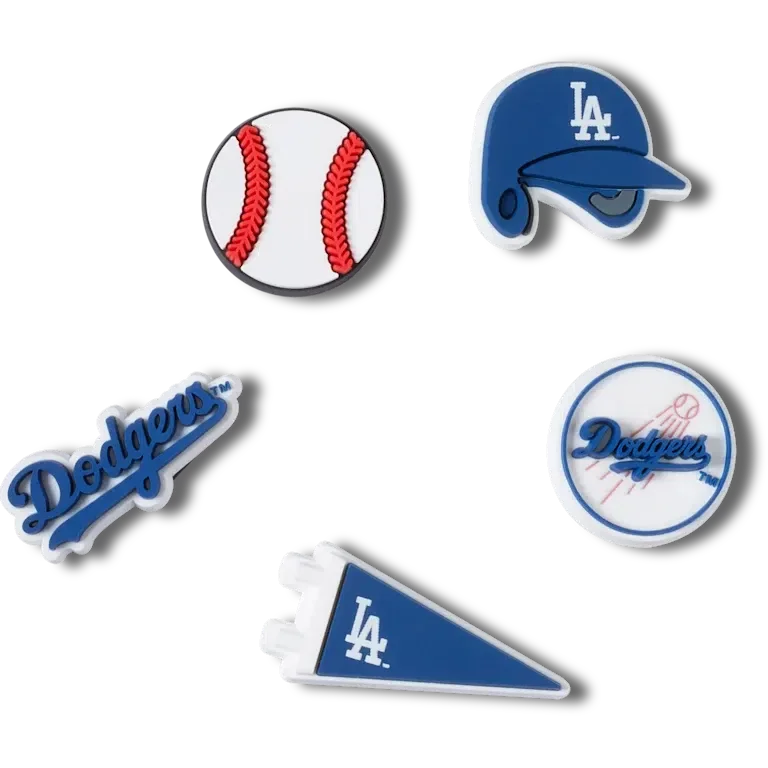 Set de 5 brelocuri Jibbitz™ MLB Los Angeles Dodgers Set de 5 brelocuri Jibbitz™ MLB Los Angeles Dodgers