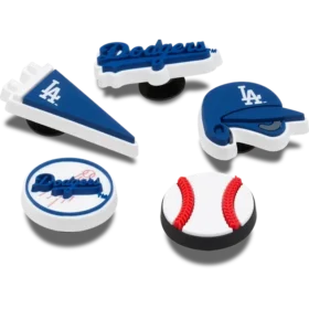 Set de 5 brelocuri Jibbitz™ MLB Los Angeles Dodgers