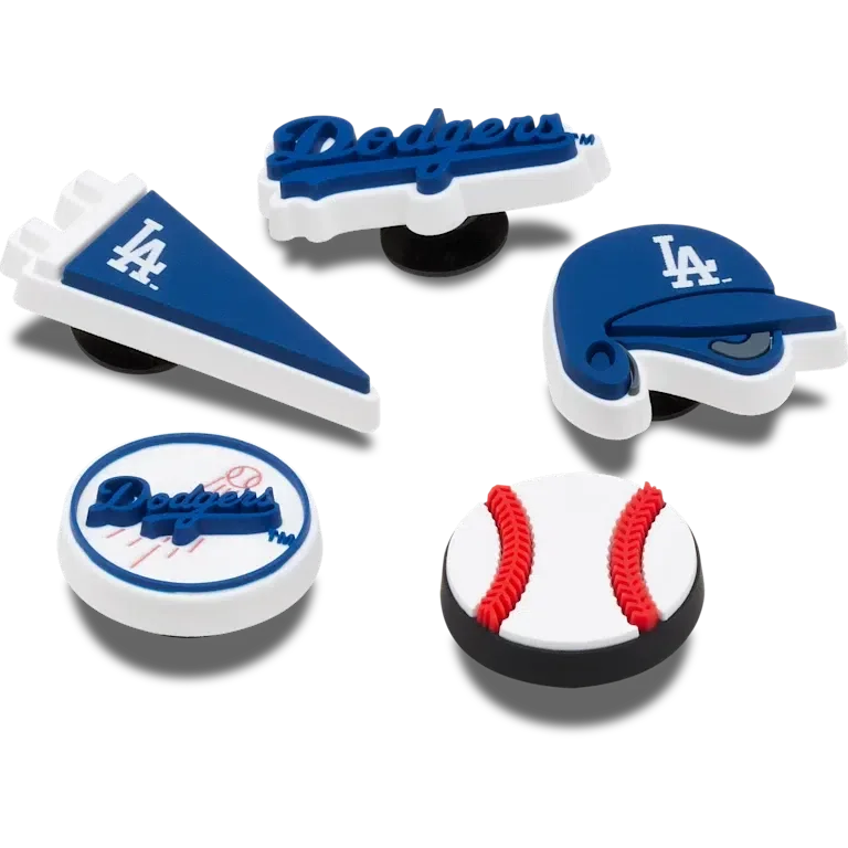 Set de 5 brelocuri Jibbitz™ MLB Los Angeles Dodgers Set de 5 brelocuri Jibbitz™ MLB Los Angeles Dodgers