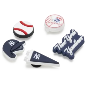Set de 5 brelocuri Jibbitz MLB New York Yankees