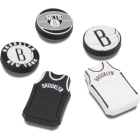 Set de 5 brelocuri Jibbitz™ NBA Brooklyn Nets Set de 5 brelocuri Jibbitz™ NBA Brooklyn Nets