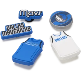 Set de 5 brelocuri Jibbitz™ NBA Dallas Mavericks Set de 5 brelocuri Jibbitz™ NBA Dallas Mavericks