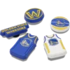 Set de 5 brelocuri Jibbitz™ NBA Golden State Warriors Set de 5 brelocuri Jibbitz™ NBA Golden State Warriors